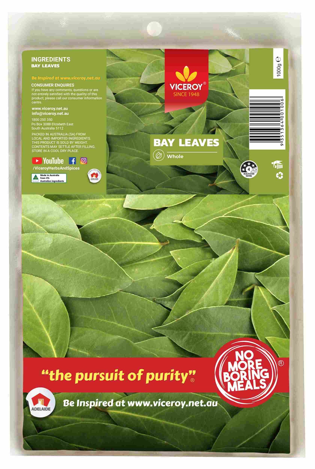VICEROY® Bay Leaves Laurel - Viceroy.net.au