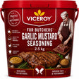 VICEROY® For Butchers® Garlic Mustard Seasoning 2.5kg - Viceroy.net.au