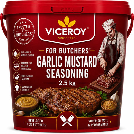 VICEROY® For Butchers® Garlic Mustard Seasoning 2.5kg - Viceroy.net.au