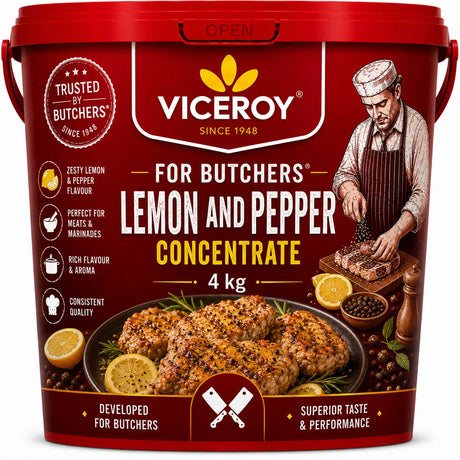 VICEROY® for Butchers® Lemon and Pepper Concentrate 4 kg Viceroy.net.au