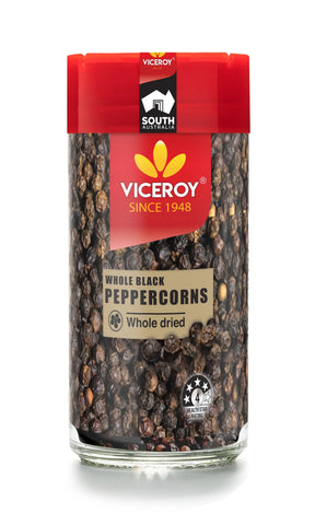 Viceroy® Black Peppercorn Whole 50g - Viceroy.net.au