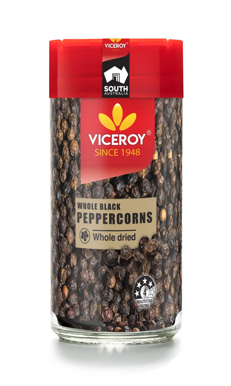 Viceroy® Black Peppercorn Whole 50g - Viceroy.net.au