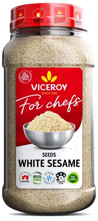 VICEROY® For Chefs® White Sesame Seeds 900g - Viceroy.net.au